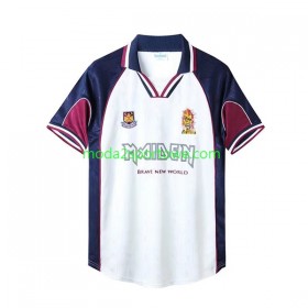 Koszulka West Ham United Iron Maiden 1999 Retro Wyjazdowe Stroje Piłkarskie Krótki Rękaw
